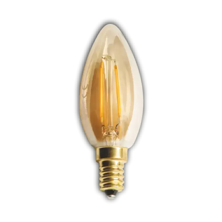 Cata CT-4280 4W Rusti̇k LED Buji Ampul E-14 AMBER