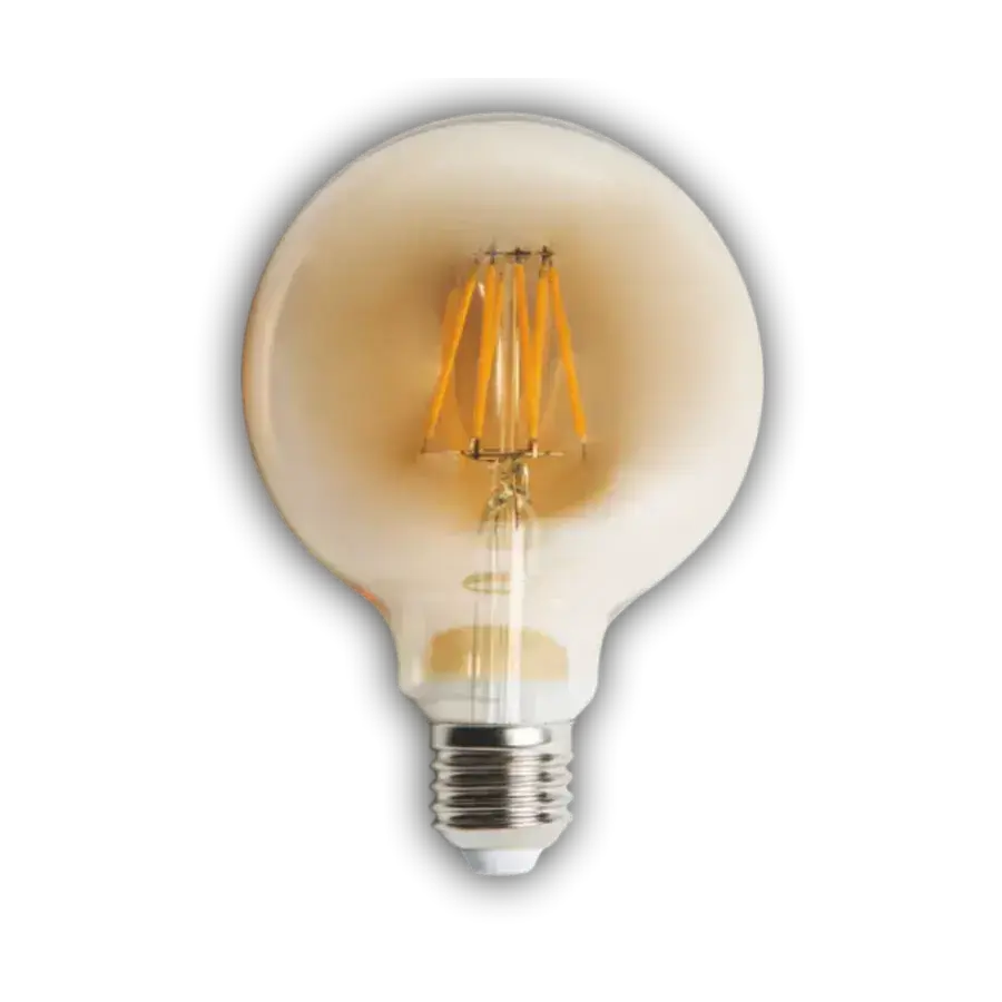 Cata CT-4286 6W Rusti̇k LED G90 Glop Ampul E27 AMBER