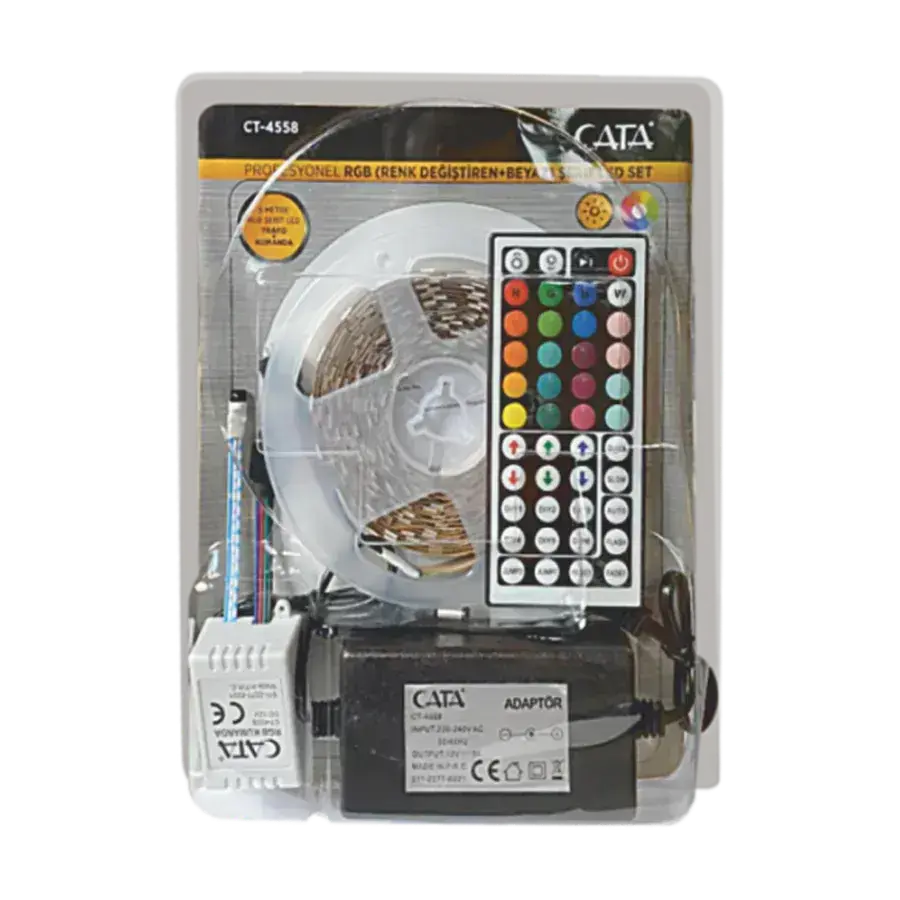 Cata CT-4558 Rgb Şeri̇t LED Set 60 Ci̇p 5050