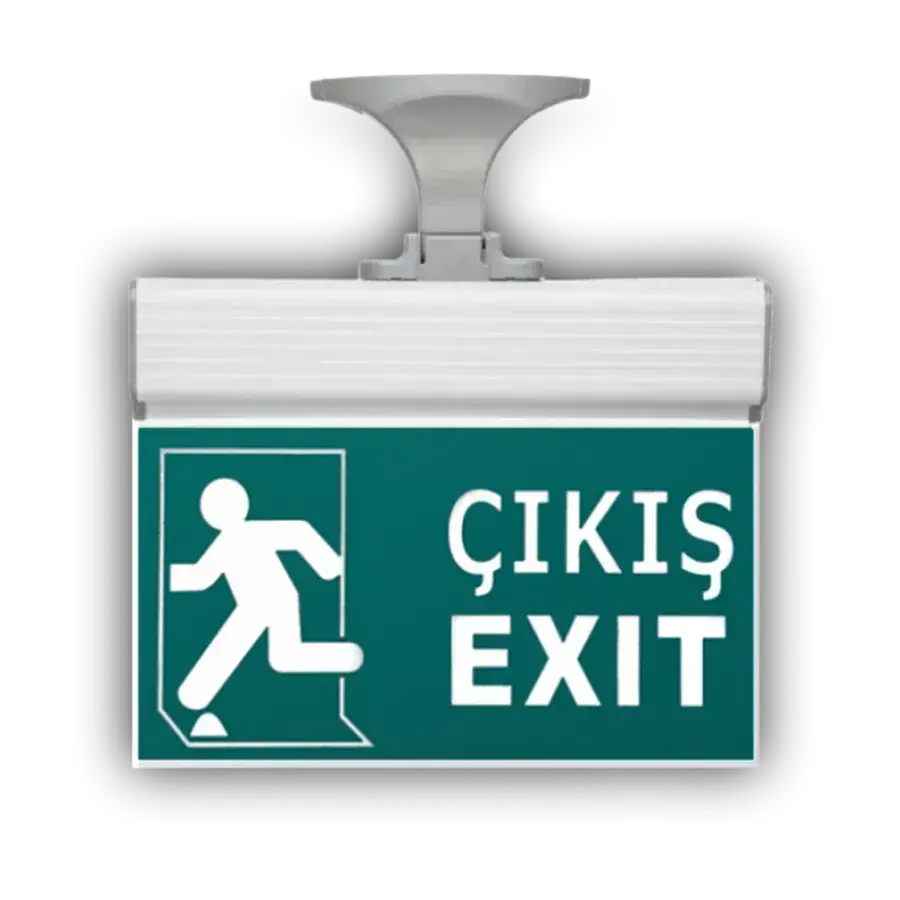 Cata CT-9163 3W Exit Çikiş Armatürü LED'li 3 Saat Akülü