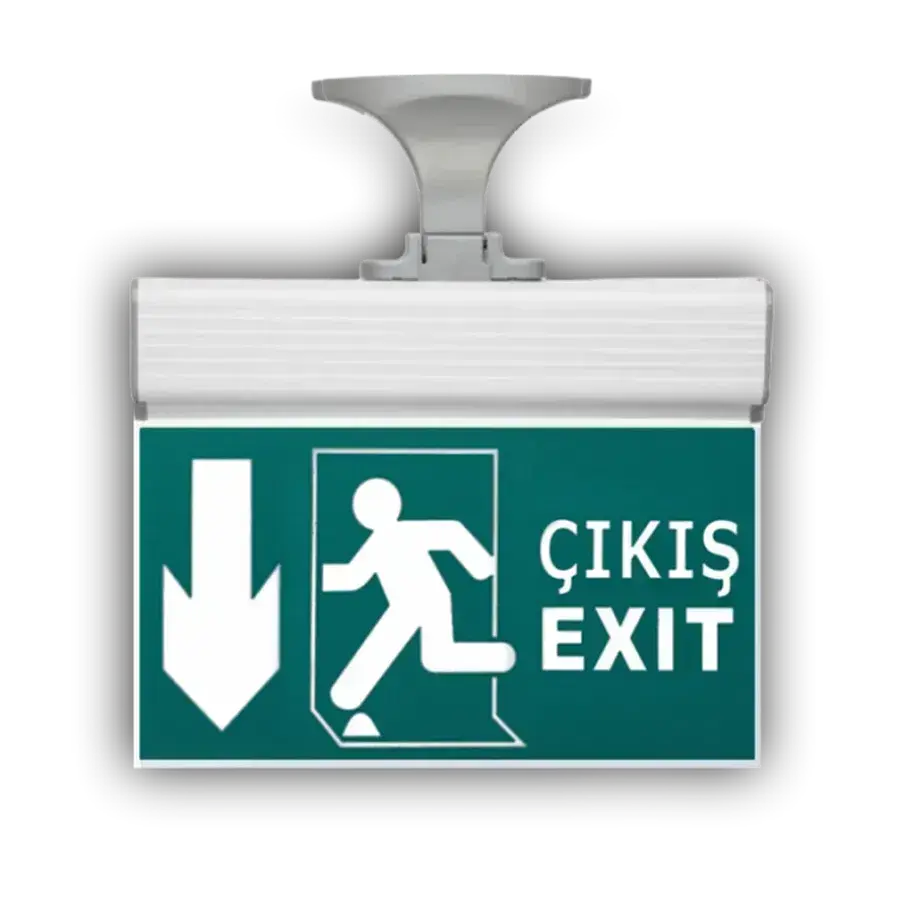 Cata CT-9164 3W Exit Çikiş Armatürü LED'li 3 Saat Akülü