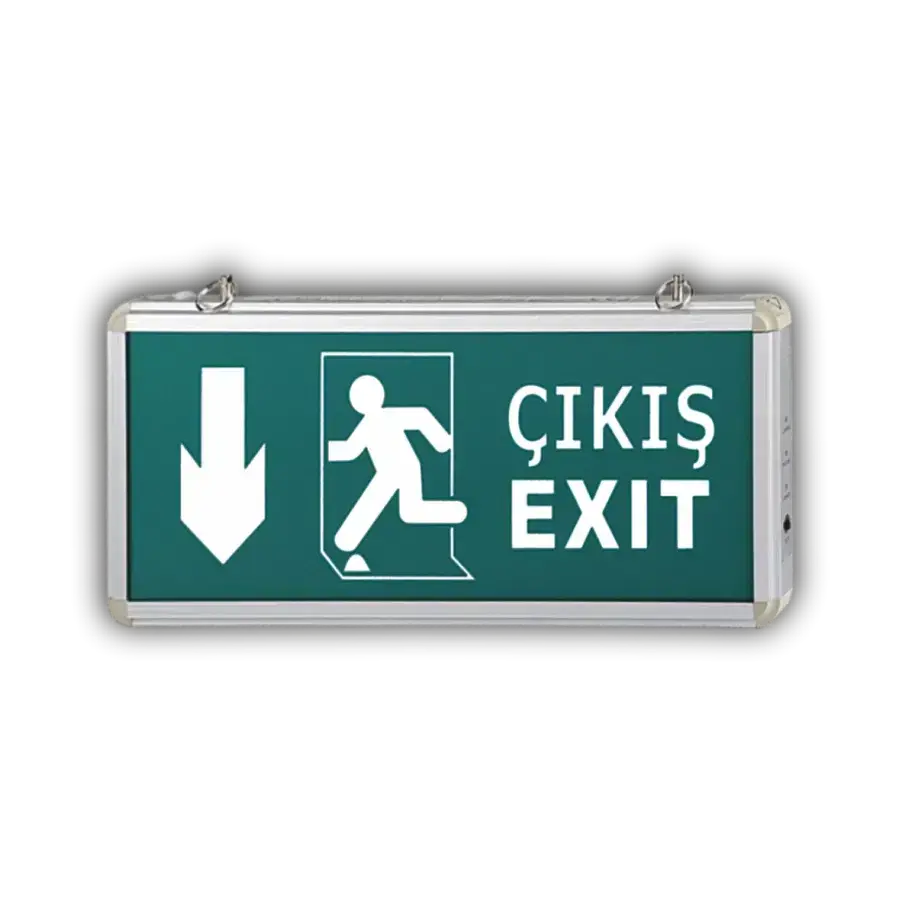 Cata CT-9167 3W Exit Çikiş Armatürü LED'li 3 Saat Akülü