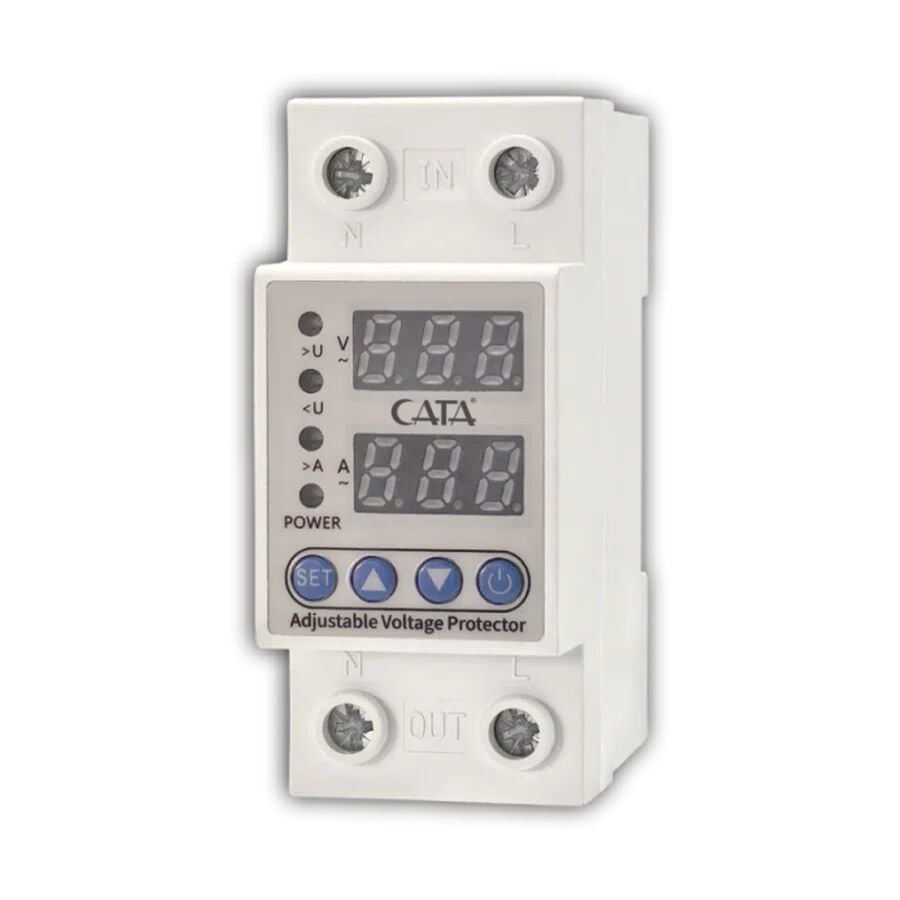 CATA CT-9198 63A Akıllı Voltaj Akım Koruyucu Monofaze