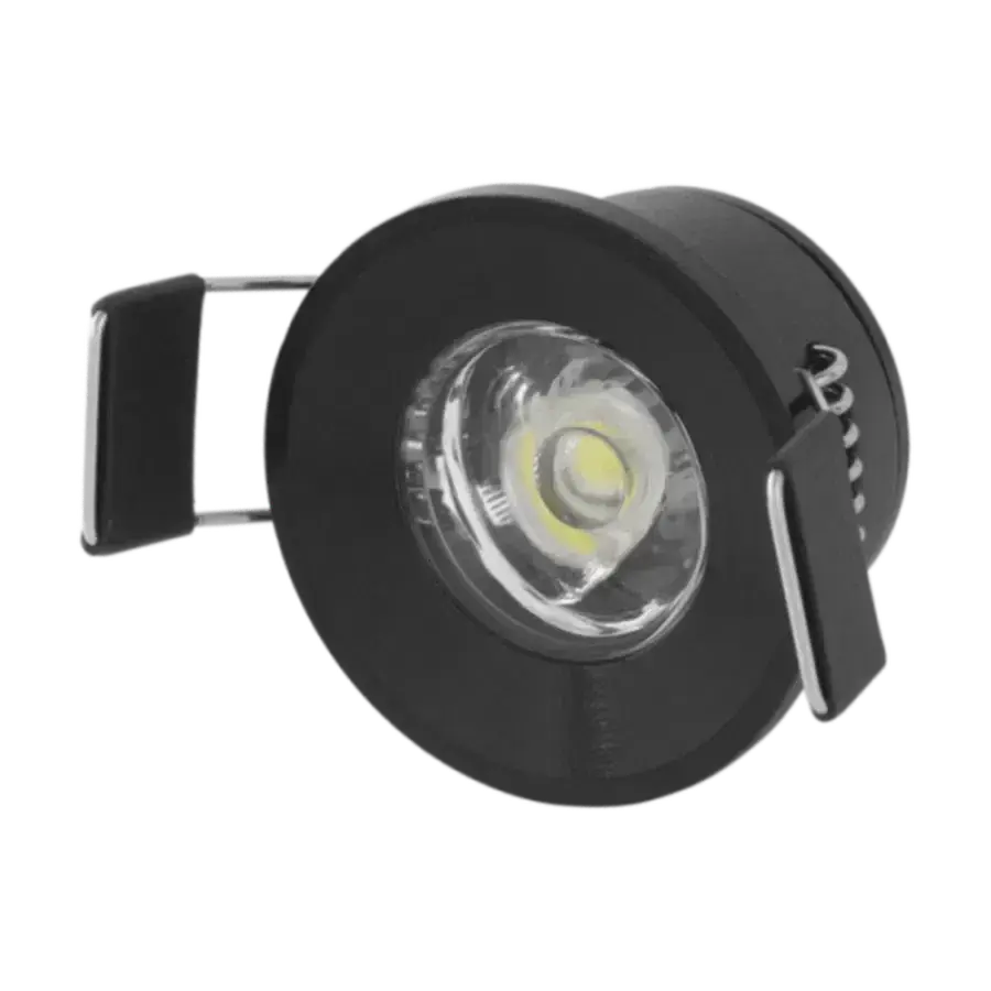 Cata CT-5270SYH 1,5W Yildiz Spot Power LED'li Si̇yah Kasa Beyaz