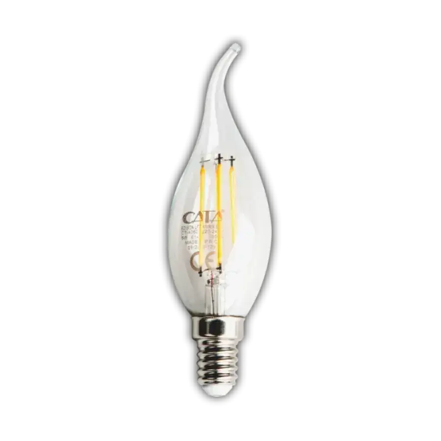 Cata CT-4064 7W LED Fi̇lament Kivrik Buji̇ günişiği